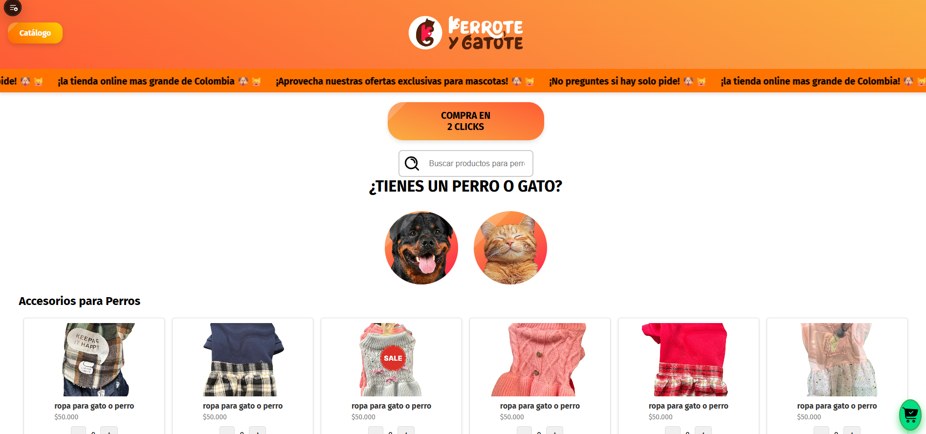 Vista previa de Perroteygatote.com